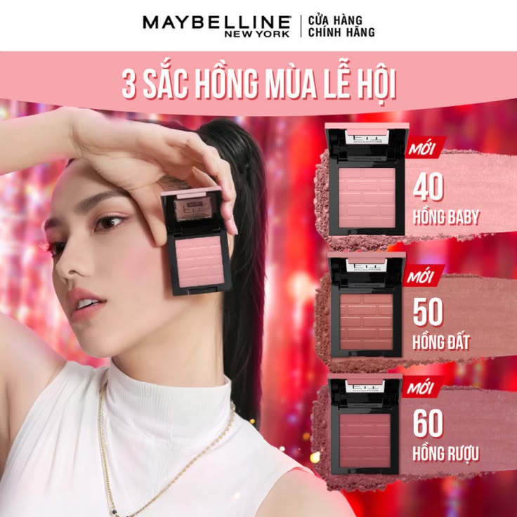Phấn má hồng mịn lì chuẩn màu Maybelline Fit Me Blush