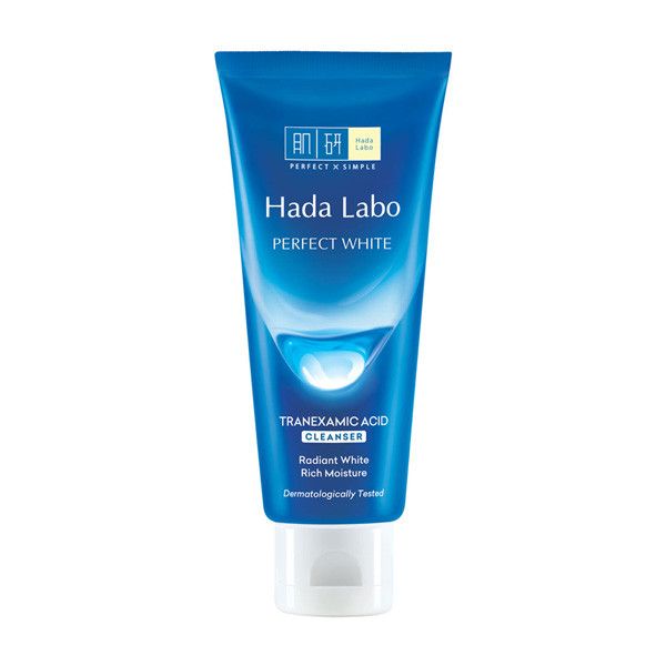 Sữa Rửa Mặt Dưỡng Trắng Hada Labo Perfect White Trenexamic Acid Cleanser (80g)